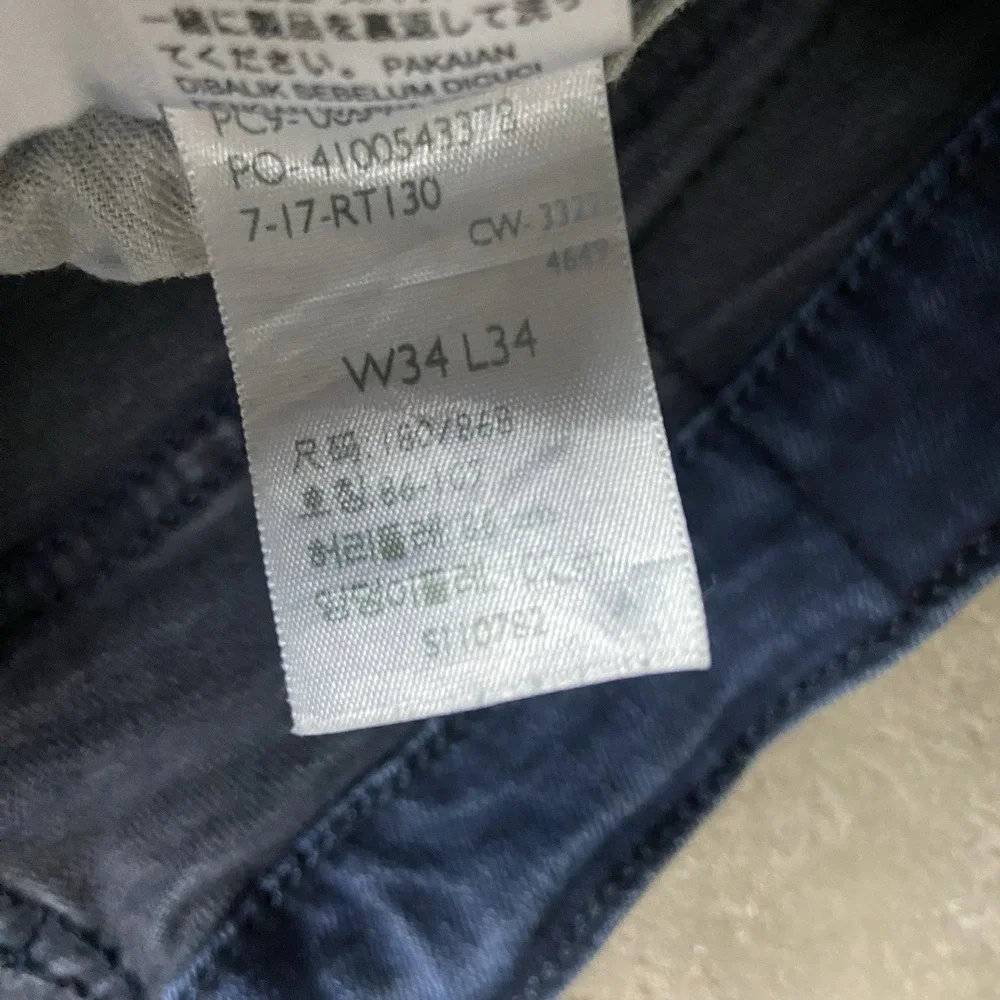 Levi's 514 Jeans Size 34x34 Blue Denim Dark Wash Regular Straight Fit Casual